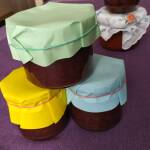 Nadziewany bakłażan i papryka.